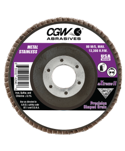 CGW Consumables CGW 4-1/2in. x 5/8 PSG Flap Disc 40 Grit Type 27 (43841)