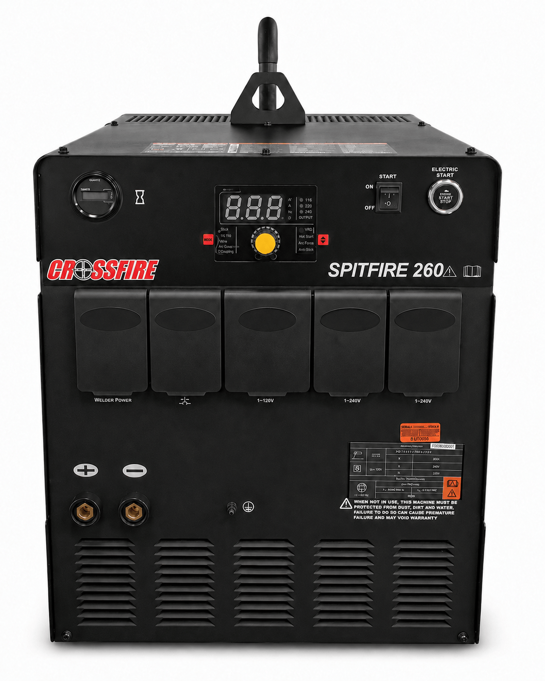 Crossfire Welders Engine Driven Welder Generators Spitfire 260 - Engine Welder Generator - COMING SOON