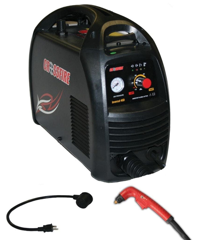 Crossfire Welders Plasma Cutter Package Crossfire Invercut 40D Machine + Spare Consumables Package