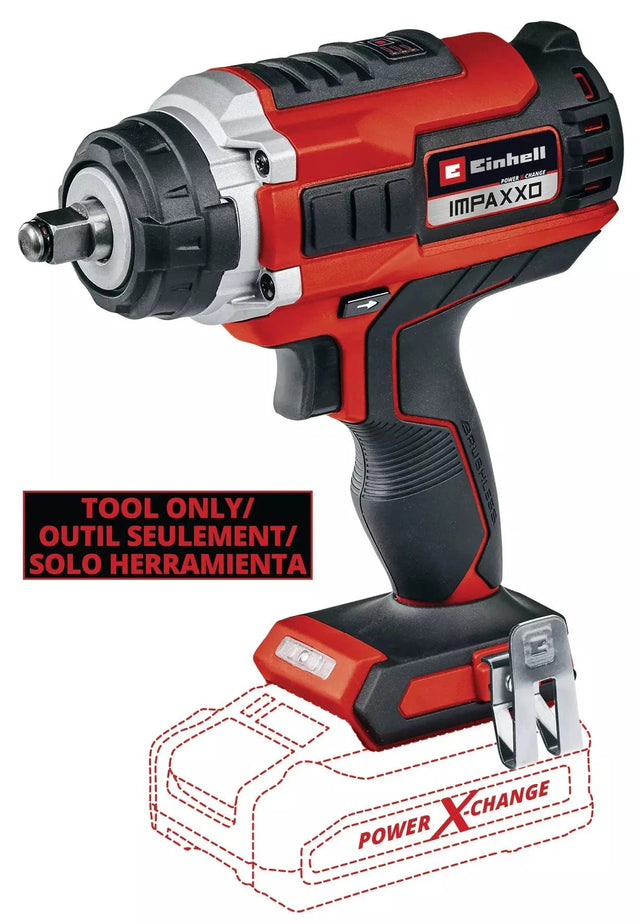 Einhell 18V 1/2" Cordless Impact Wrench - BRUSHLESS - Einhell - 4510071