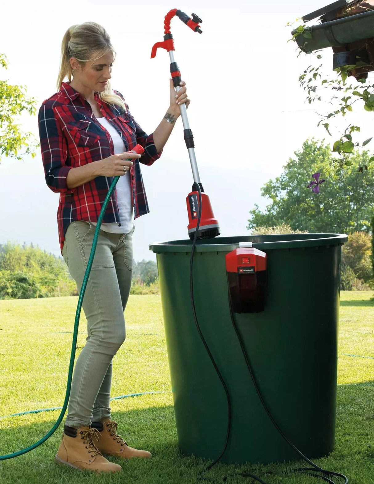 Einhell 18V Cordless Clean Water Rain Barrel Pump - Einhell - 4170427