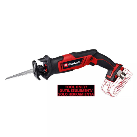 Einhell 18V Cordless Compact One-Handed Reciprocating Saw