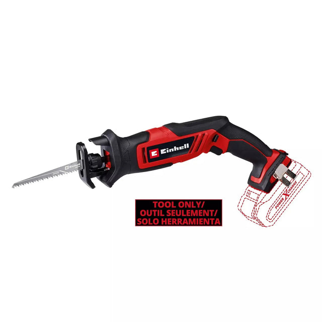 Einhell 18V Cordless Compact One-Handed Reciprocating Saw