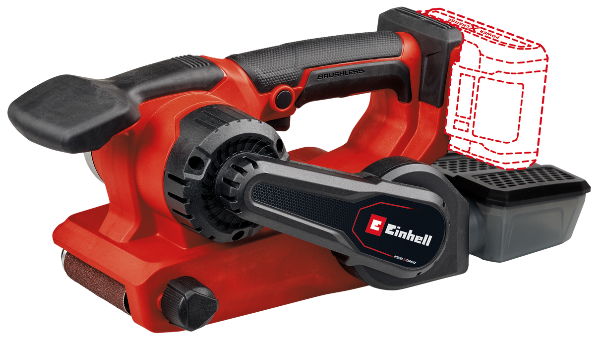 Einhell Power Tools 18V 3” x 18” Cordless Belt Sander- Brushless