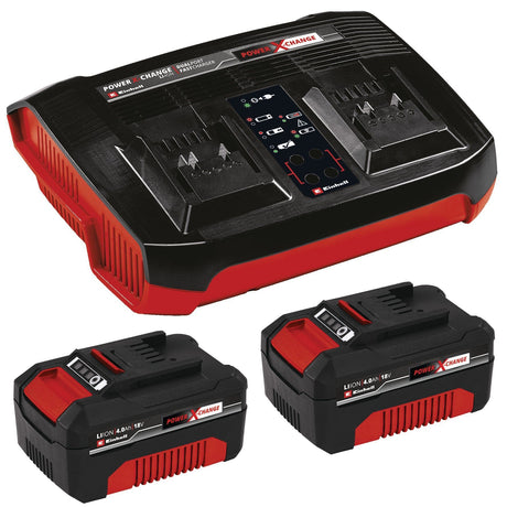 Einhell Power Tools 18V - 4.0 Ah Dual Port Charger Starter Kit (4512133)