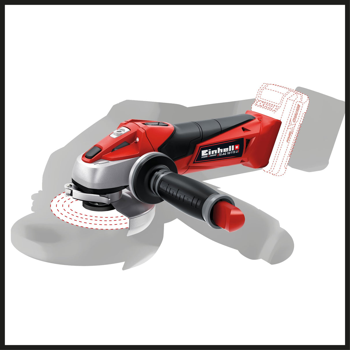 Einhell Power Tools 18V 4-1/2” Cordless Angle Grinder