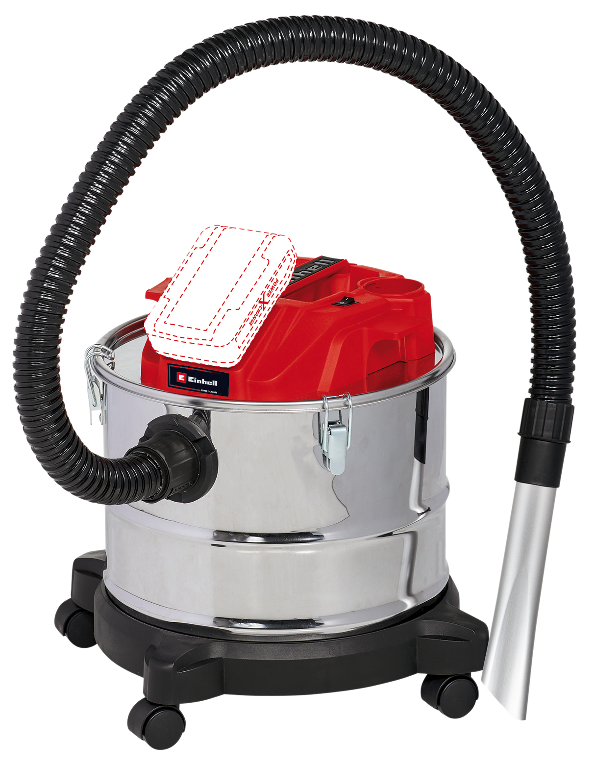 Einhell Power Tools 18V 4 Gallon (15L) Cordless Ash Vacuum