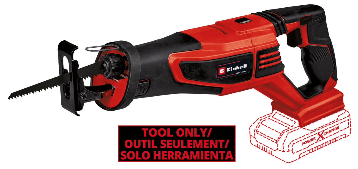 Einhell Power Tools 18V Cordless Reciprocating Saw- Brushless