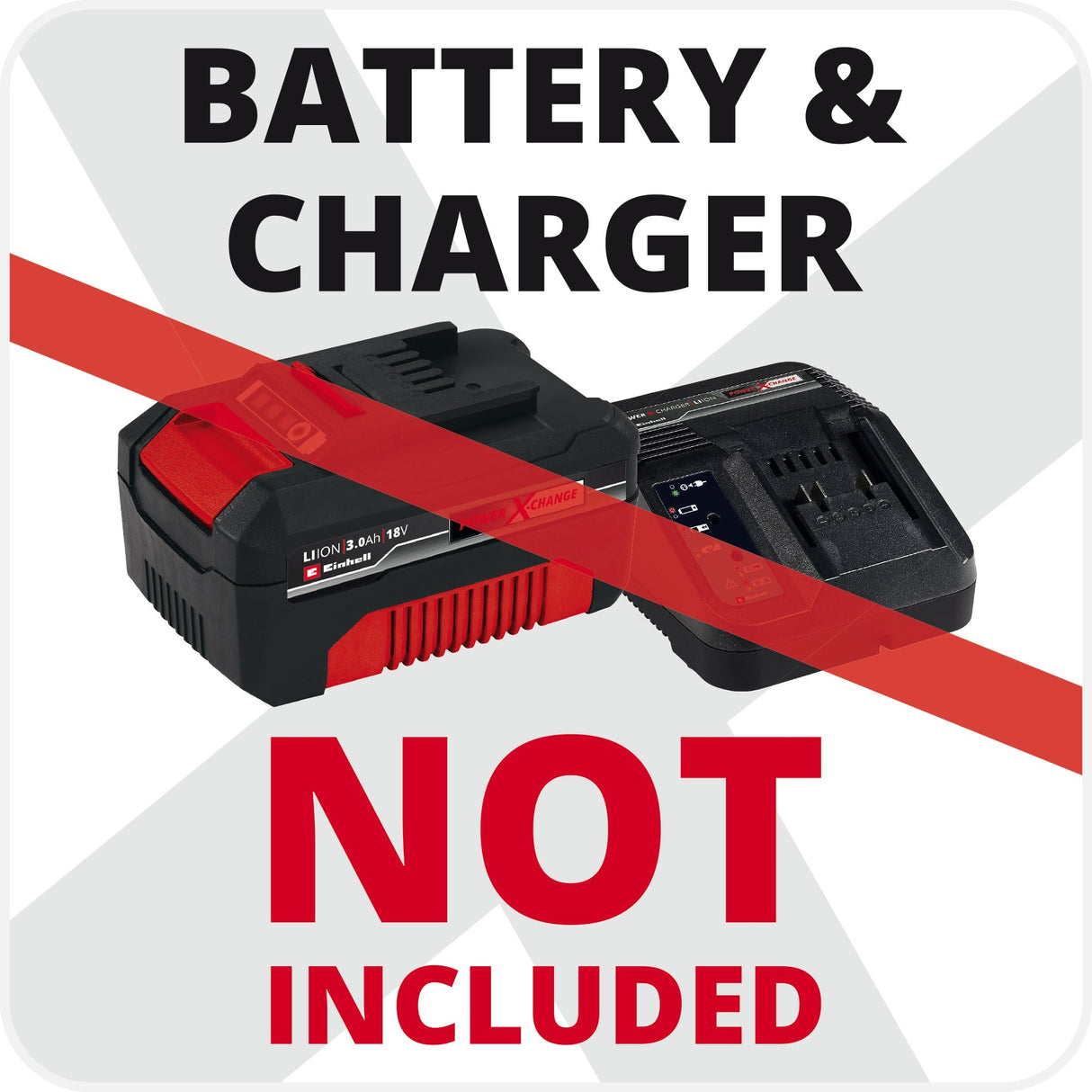 Einhell - 4511480 Power X-Change Lithium-Ion High Capacity Battery Red