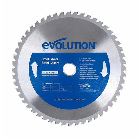 Evolution Blade 10in. Steel Cutting Saw Blade