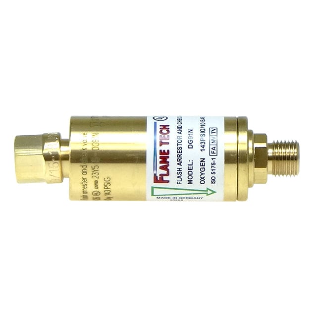 Flame Tech Regulator Type Hi-Flow Flashback Arrestor (DG91N)