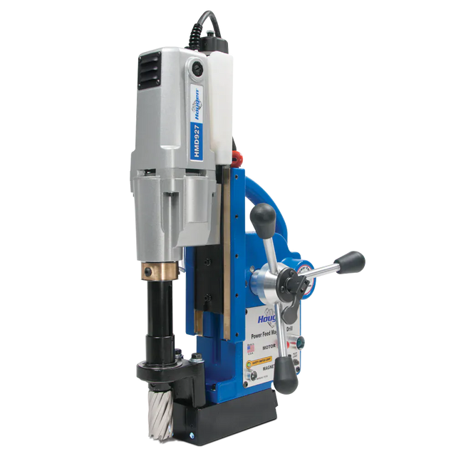 Hougen 2 Spd/Power Feed/ Coolant HMD927 Power Feed Magnetic Drill