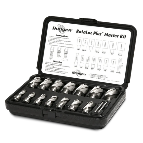 Hougen Cutter Kit RotaLoc™ Annular Cutter Kit - Fractional