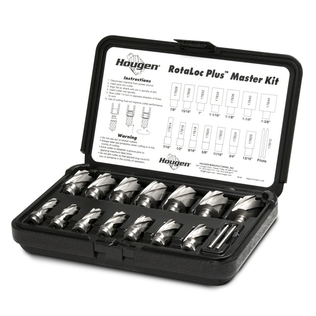 Hougen Cutter Kit RotaLoc™ Annular Cutter Kit - Fractional