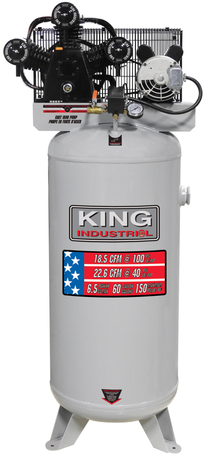 King Canada Compressor Copy of 24 GALLON AIR COMPRESSOR