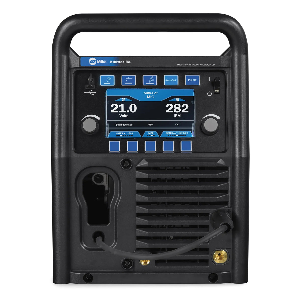 Miller Multi Process Welder Miller Multimatic 255 Multiprocess Welder – 208–575V