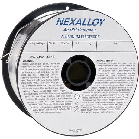 Nexal Aluminum Consumables 1.2mm / 3/64" NEXALLOY ER5356 Aluminum Spool, 16lb