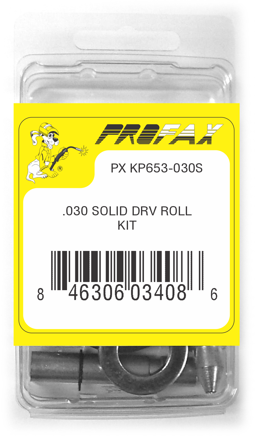 Profax Consumables Lincoln Drive Roll Kit .030 V-Groove 2 Roll (KP653-030S)