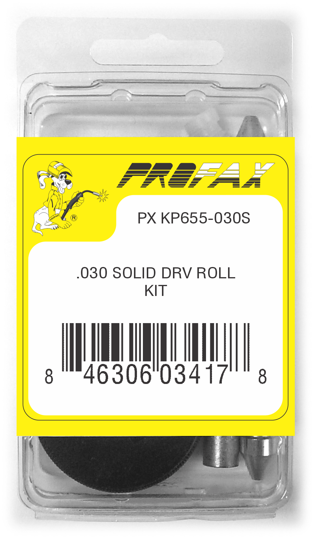 Profax Consumables Lincoln Drive Roll Kit .030 V-Groove 4 Roll (KP655-030S)