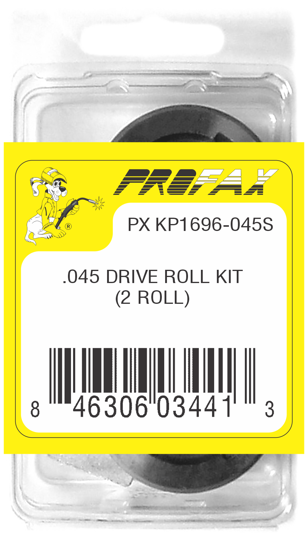 Profax Consumables Lincoln Drive Roll Kit .040-.045 Solid 2 Roll (KP1696-045S)