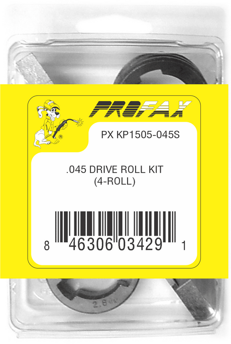 Profax Consumables Lincoln Drive Roll Kit .040-.045 Solid 4 Roll (KP1505-045S)