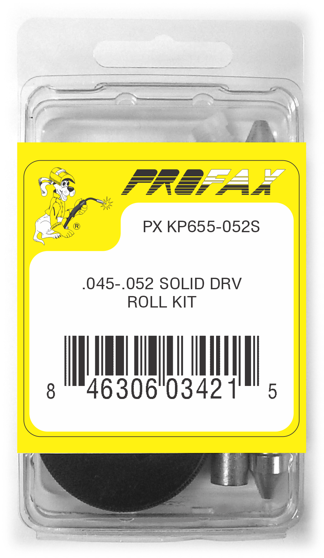 Profax Consumables Lincoln Drive Roll Kit .045-.052 V-Groove 4 Roll (KP655-052S)