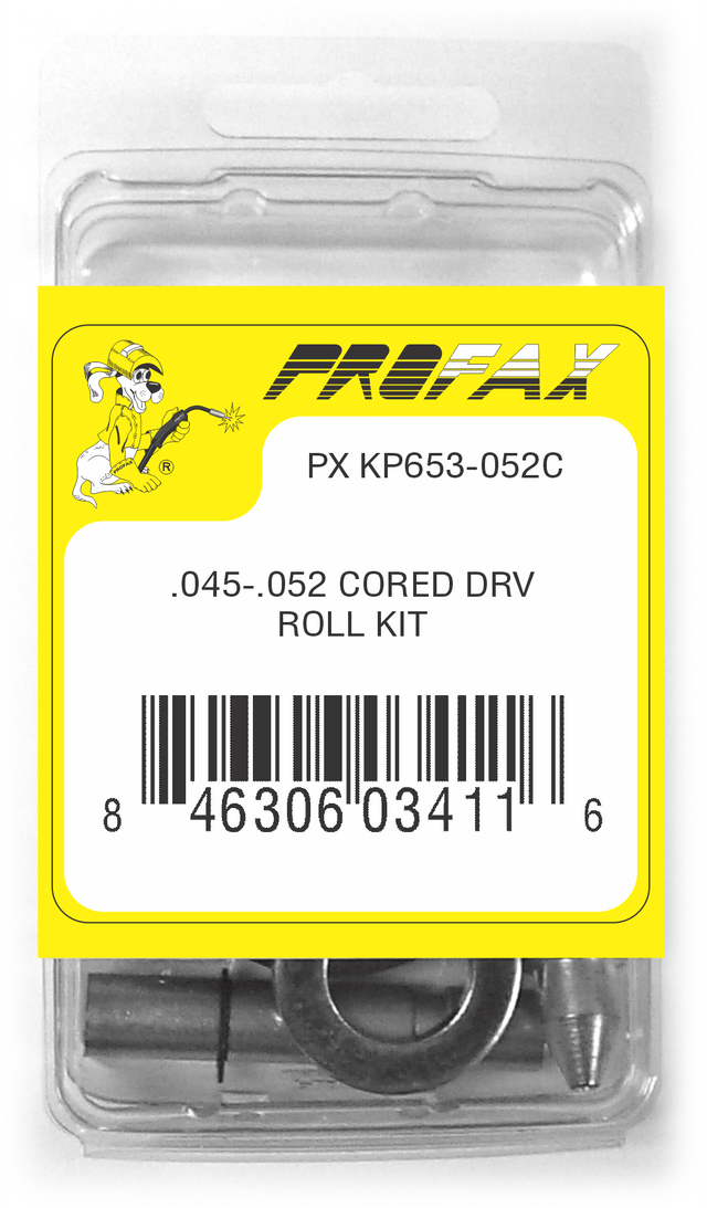 Profax Consumables Lincoln Drive Roll Kit .045-.052 V-Knurled 2 Roll (KP653-052C)