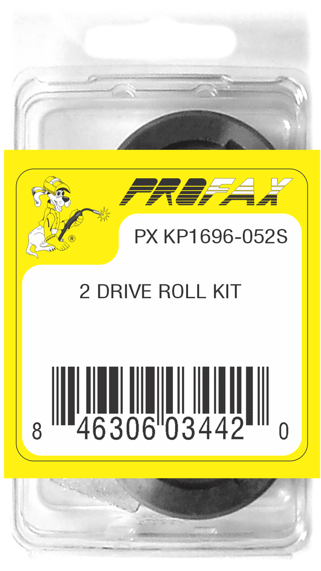 Profax Consumables Lincoln Drive Roll Kit .052 Solid 2 Roll (KP1696-052S)