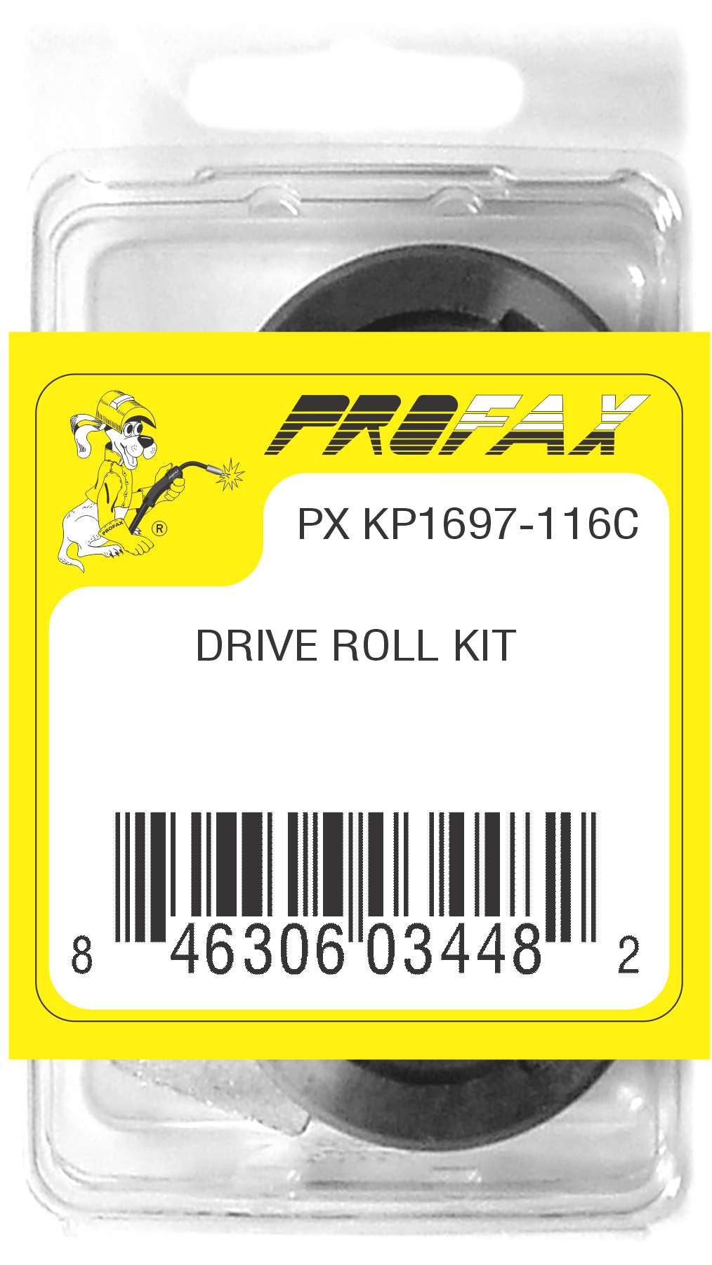 Profax Consumables Lincoln Drive Roll Kit 1/16" Cored 2 Roll (KP1697-116C)