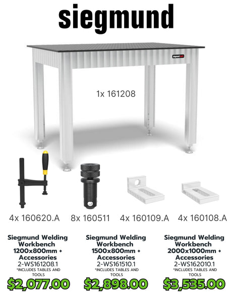 Siegmund Promo - Siegmund Workbench 1200 x 800mm incl. Accessories