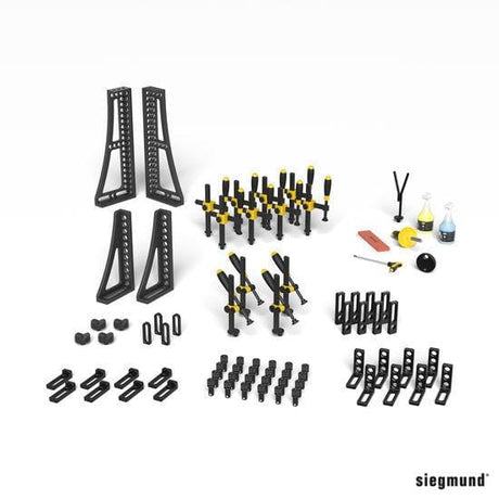 Siegmund Set 3, 72 Piece Accessory Kit for Siegmund System 16 Welding Tables (4-163300)