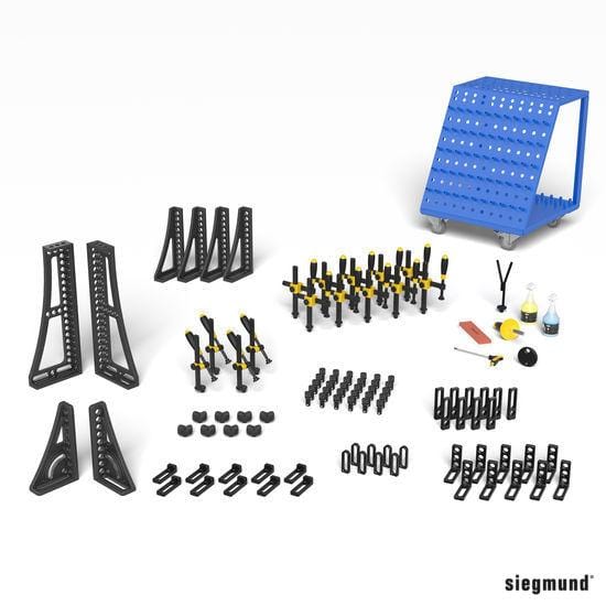 Siegmund Set 4, 99 Piece Accessory Kit for Siegmund System 16 Welding Tables (4-163400)