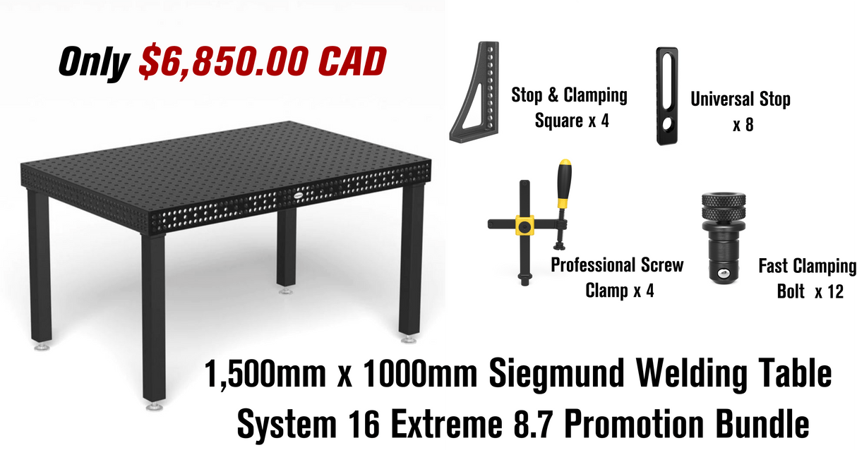 Siegmund Welding Table 1,500mm x 1000mm Siegmund Welding Table System 16 Extreme 8.7 Promotion