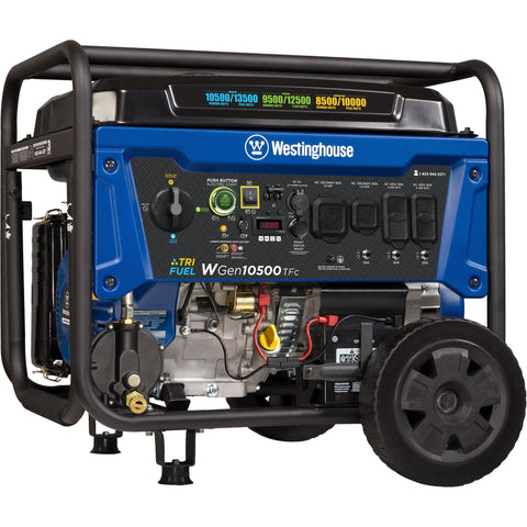 Westinghouse 10,500 Watt Portable Generator - Tri-Fuel (wGen10500TFc)