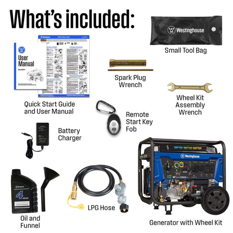 Westinghouse Generators Westinghouse 11,500 Watt Generator - TriFuel (wGEN11500TFc)