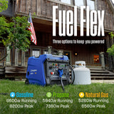 Westinghouse Generators Westinghouse 8200TFc TriFuel Inverter Generator