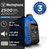 Westinghouse Generators Westinghouse iGen2500c Watt Inverter Generator