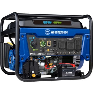 Westinghouse Generators Westinghouse WGen5300DFcv Dual Fuel Generator with CO Sensor