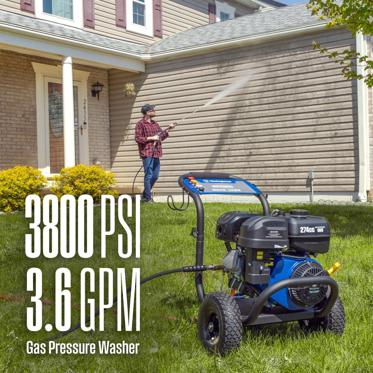 Westinghouse Pressure Washers Westinghouse HD 3800 PSI Pressure Washer (WPX3800)