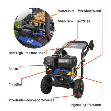 Westinghouse Pressure Washers Westinghouse WPX3800 Pressure Washer