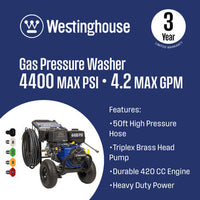 Westinghouse Pressure Washers Westinghouse WPX4400 Pressure Washer
