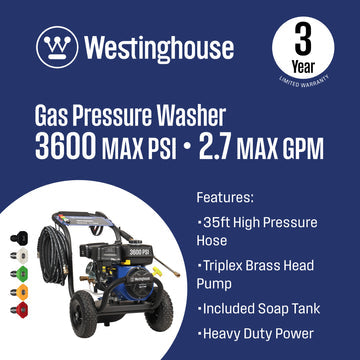 Westinghouse Pressure Washers WPX3600 Pressure Washer
