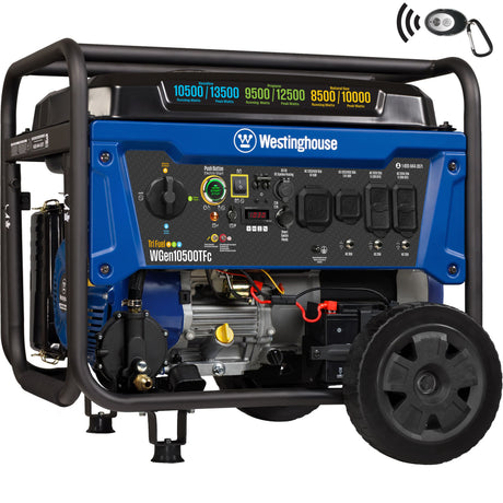 Westinghouse Tri-Fuel Generators Westinghouse 10,500 Watt Portable Generator - Tri-Fuel (wGen10500TFc)