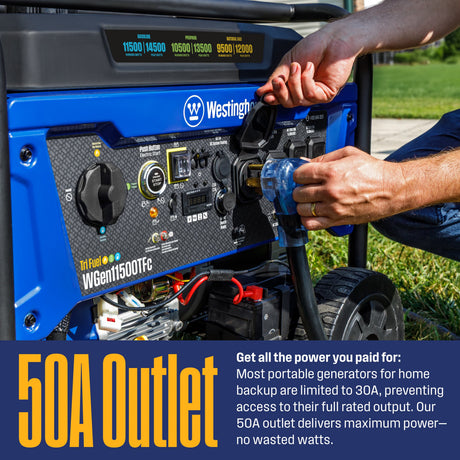 Westinghouse Tri-Fuel Generators Westinghouse 11,500TFc TriFuel Generator