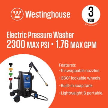 Westinghouse Westinghouse 2300 PSI Electric Pressure Washer (ePX3100)