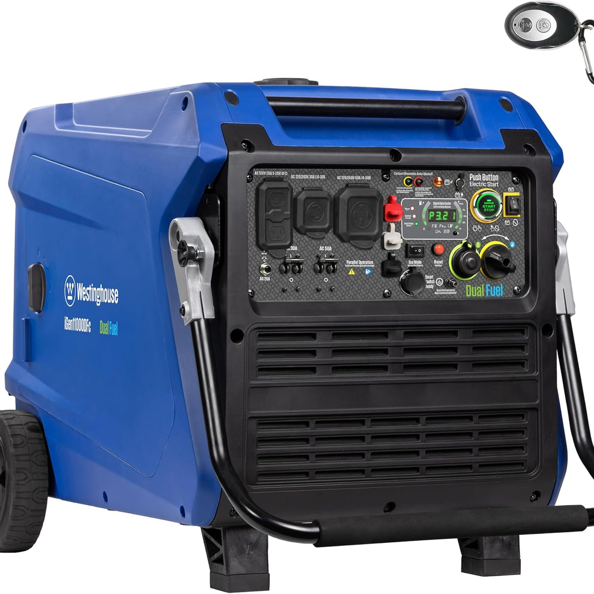 Westinghouse - iGen 11000DFc Inverter Generator - Dual Fuel ...