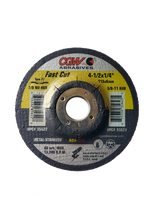 Crossfire Welders CGW 36259 6"x1/4"/7/8"  Metal & Steel Cutting Disc