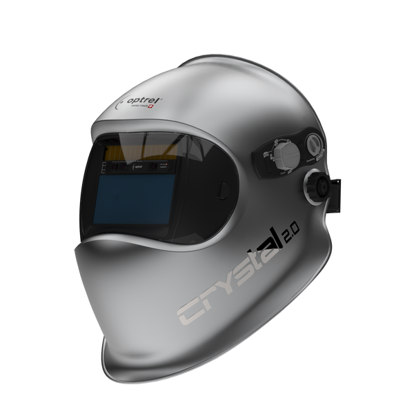 Optrel Crystal 2.0 Auto-Darkening Welding Helmet - Silver (1006.900)